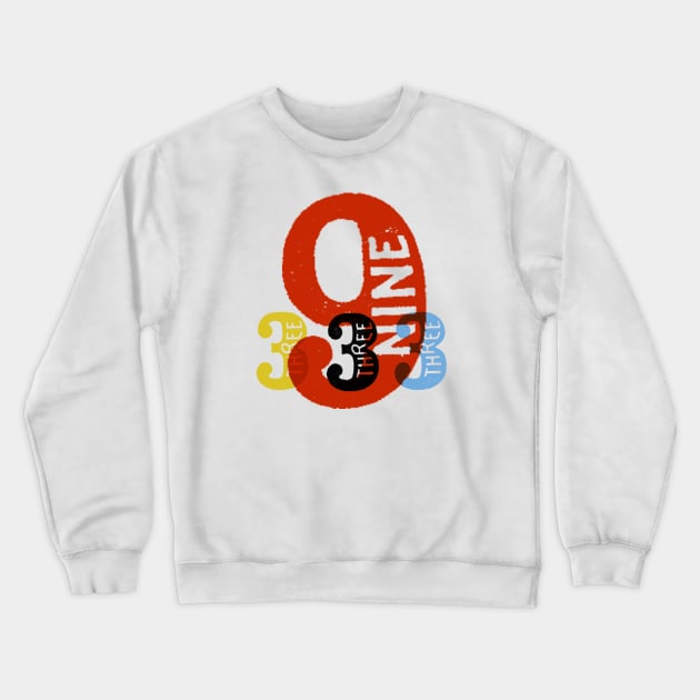 Number 9 Crewneck Sweatshirt by HMK StereoType